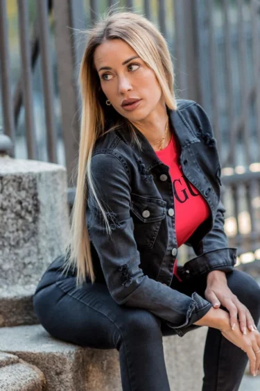 Chaqueta Dark Desgastada