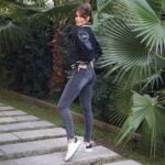 Jeans 1/b Black Destroyed