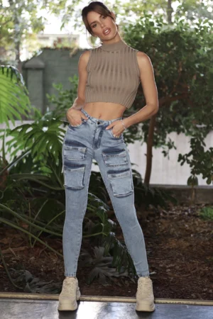 Cargo Skinny Celeste Ice