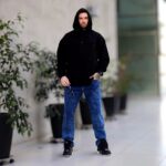 Jeans Men Oversize Blue Desgastado