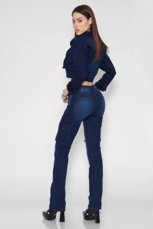 Jeans Cargo Blue - Vista 3