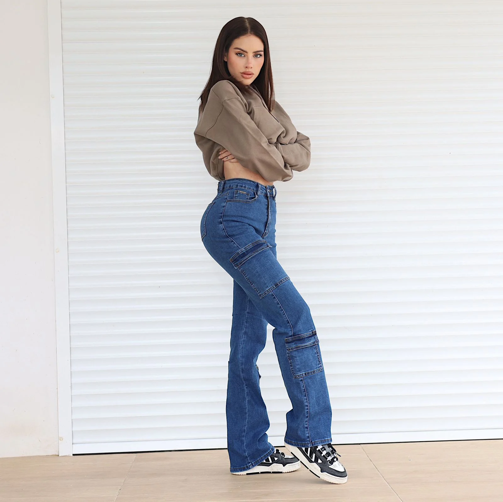Jeans Cargo Paris Blue Intermedio