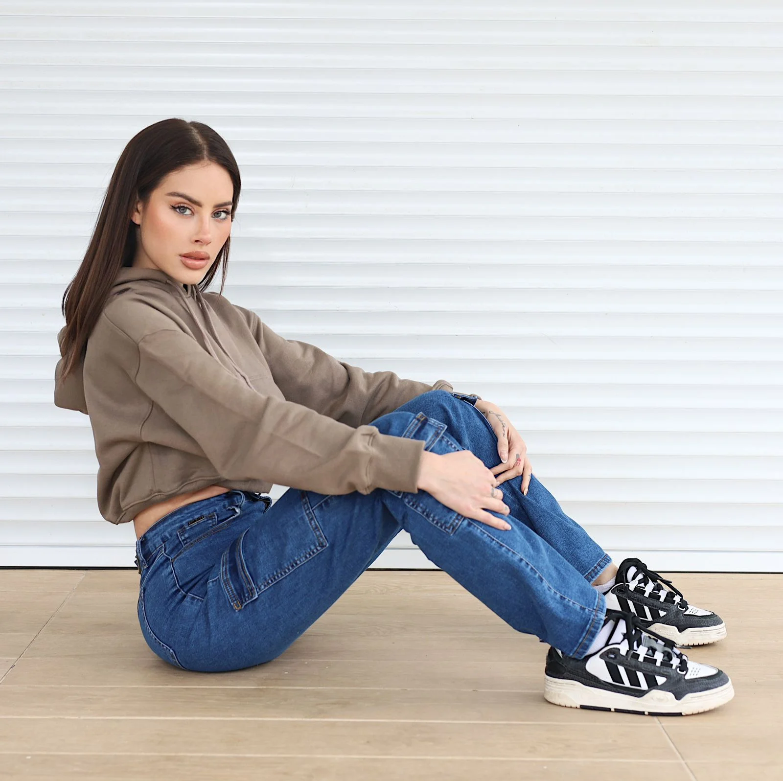 Jeans Cargo Paris Blue Intermedio - Vista 5