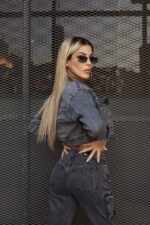 Jeans Cargo Roma Dark Nevado - Imagen 4