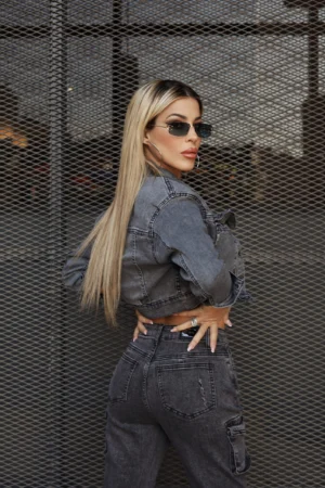 Jeans Cargo Roma Dark Nevado - Vista 4