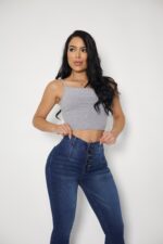 Jeans 5/b Lipo Shapper Blue Bigotes - Imagen 4