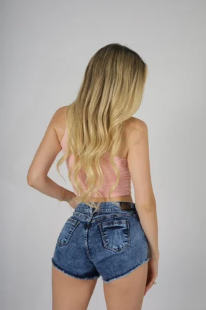 Short Blue Nevado hilo café - Vista 3