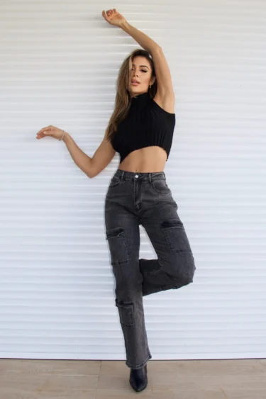 Jeans Cargo Paris Dark Nevado