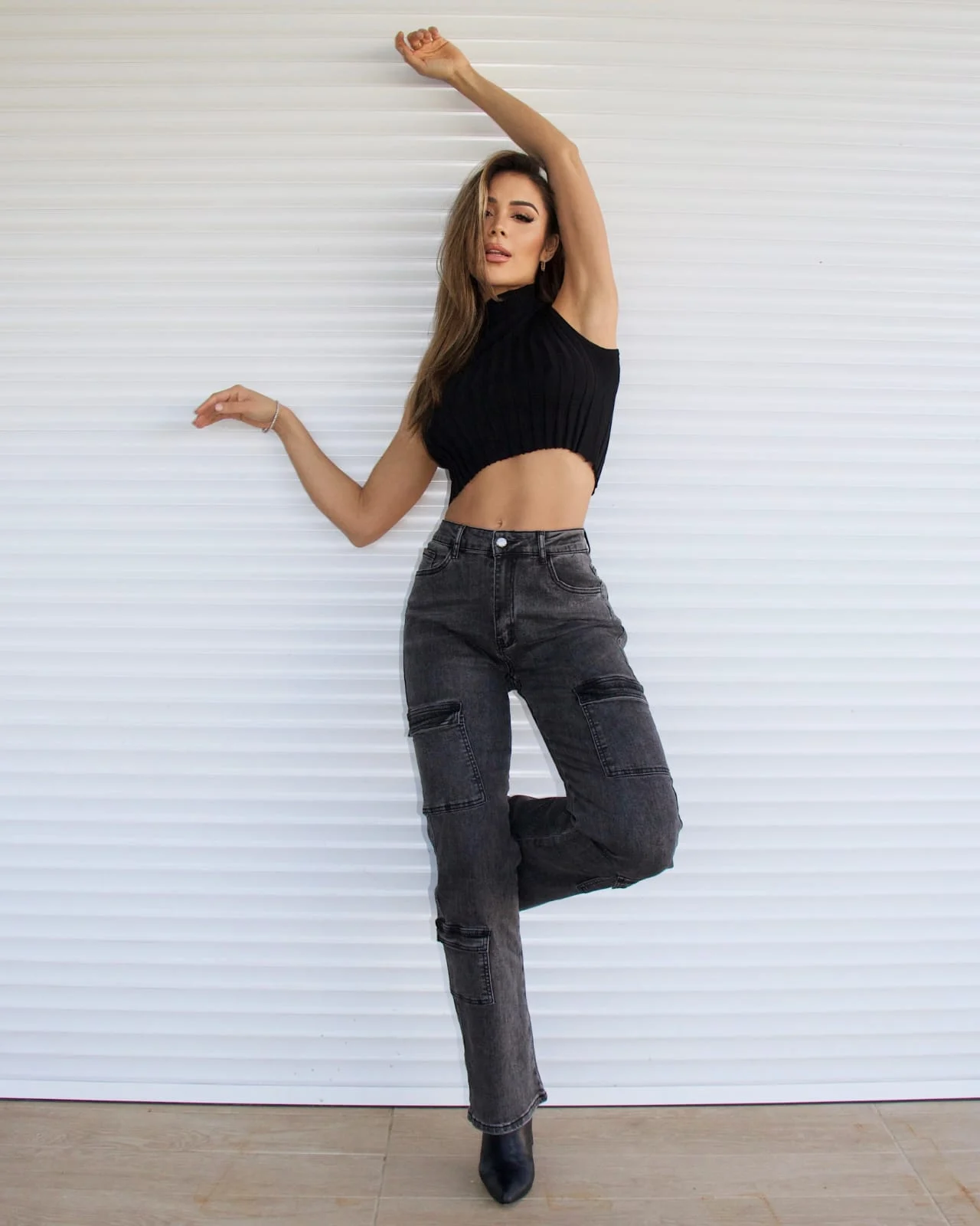 Jeans Cargo Paris Dark Nevado