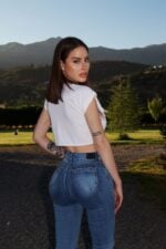 Jeans Flare Celeste Destroyed - Imagen 5