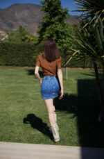 Falda Rockstar Celeste - Imagen 4