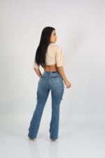 Jeans Multipocket Santorini Blue Intermedio - Imagen 3