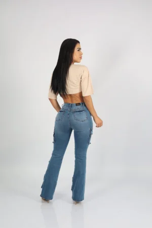 Jeans Multipocket Santorini Blue Intermedio - Vista 3