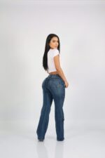 Jeans Cargo Paris Blue Bigote Paño - Imagen 4