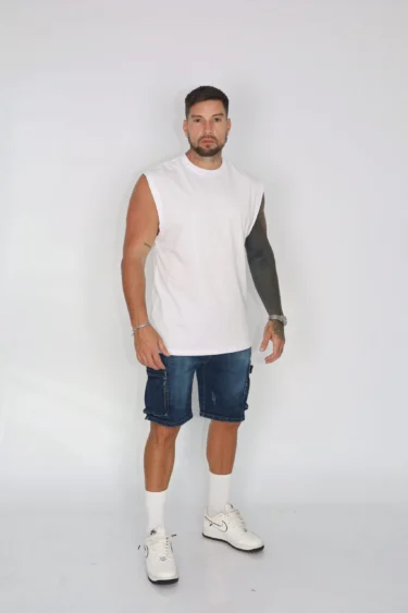 Short Men Cargo Blue Intermedio