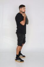 Short Men Cargo Black