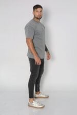 Jeans Men Dark Zipper