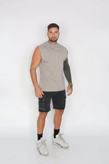 Short Men Cargo Gravillado