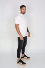 Jeans Men Black Destroyed