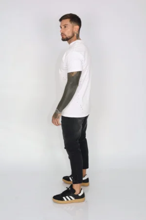 Jeans Men Black Destroyed - Vista 3