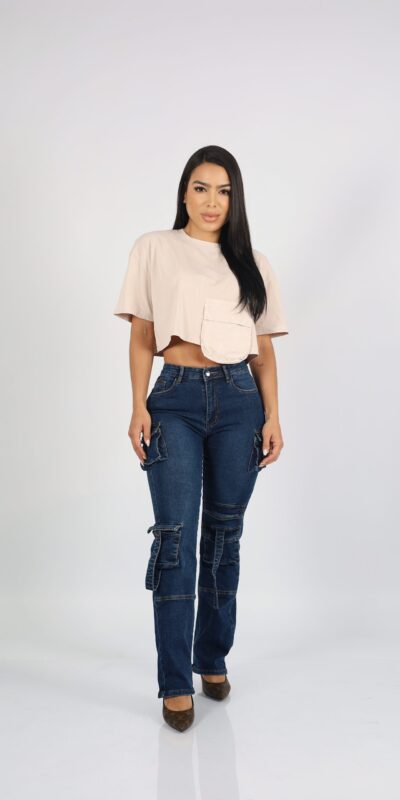 Jeans Cargo Roma Blue