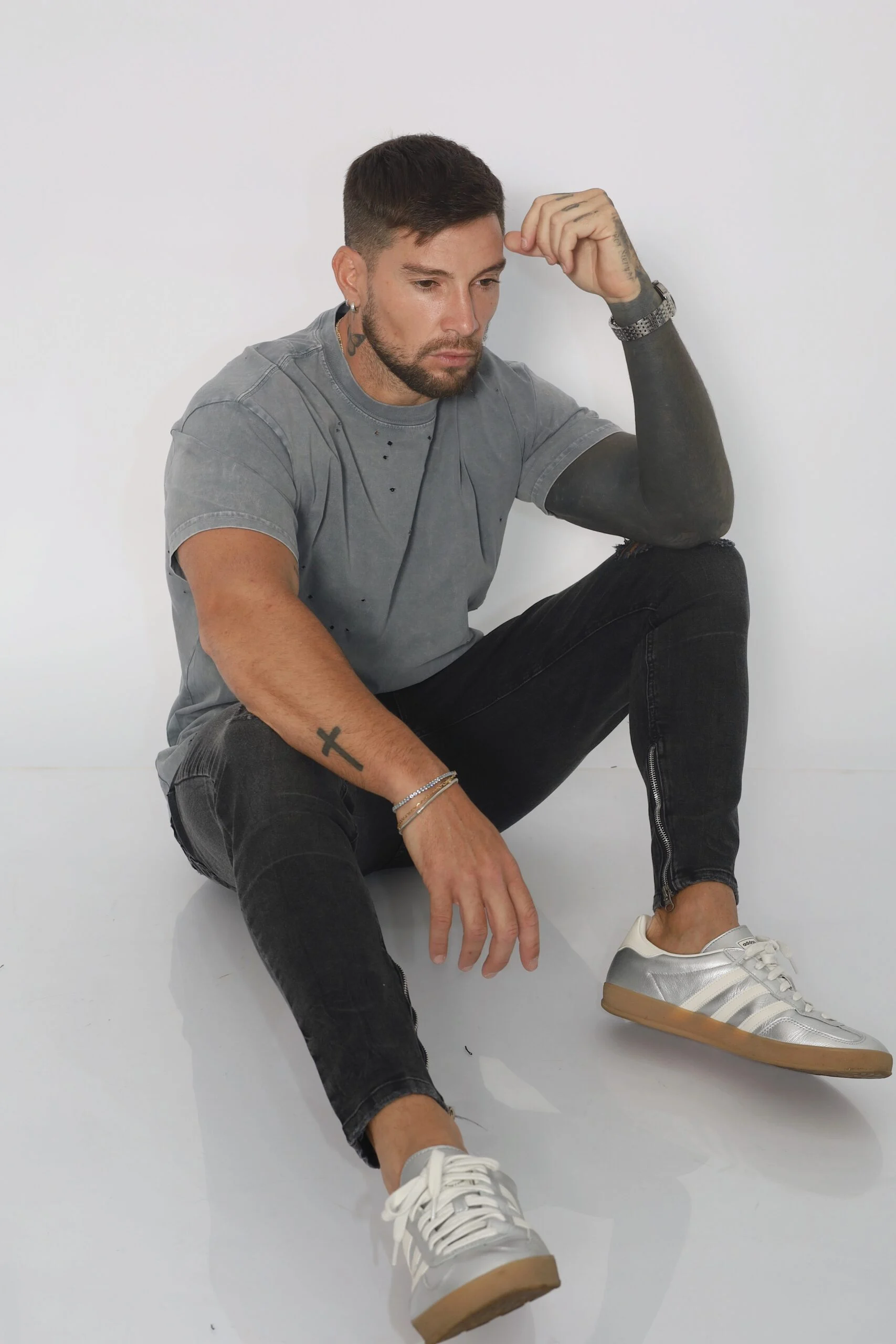 Jeans Men Dark Zipper - Vista 4