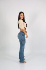 Jeans Multipocket Santorini Blue Intermedio