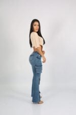 Jeans Multipocket Santorini Blue Intermedio