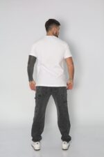 Jeans Men Oversize Black Desgastado - Imagen 3