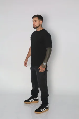 Jeans Men Oversize Black - Vista 3