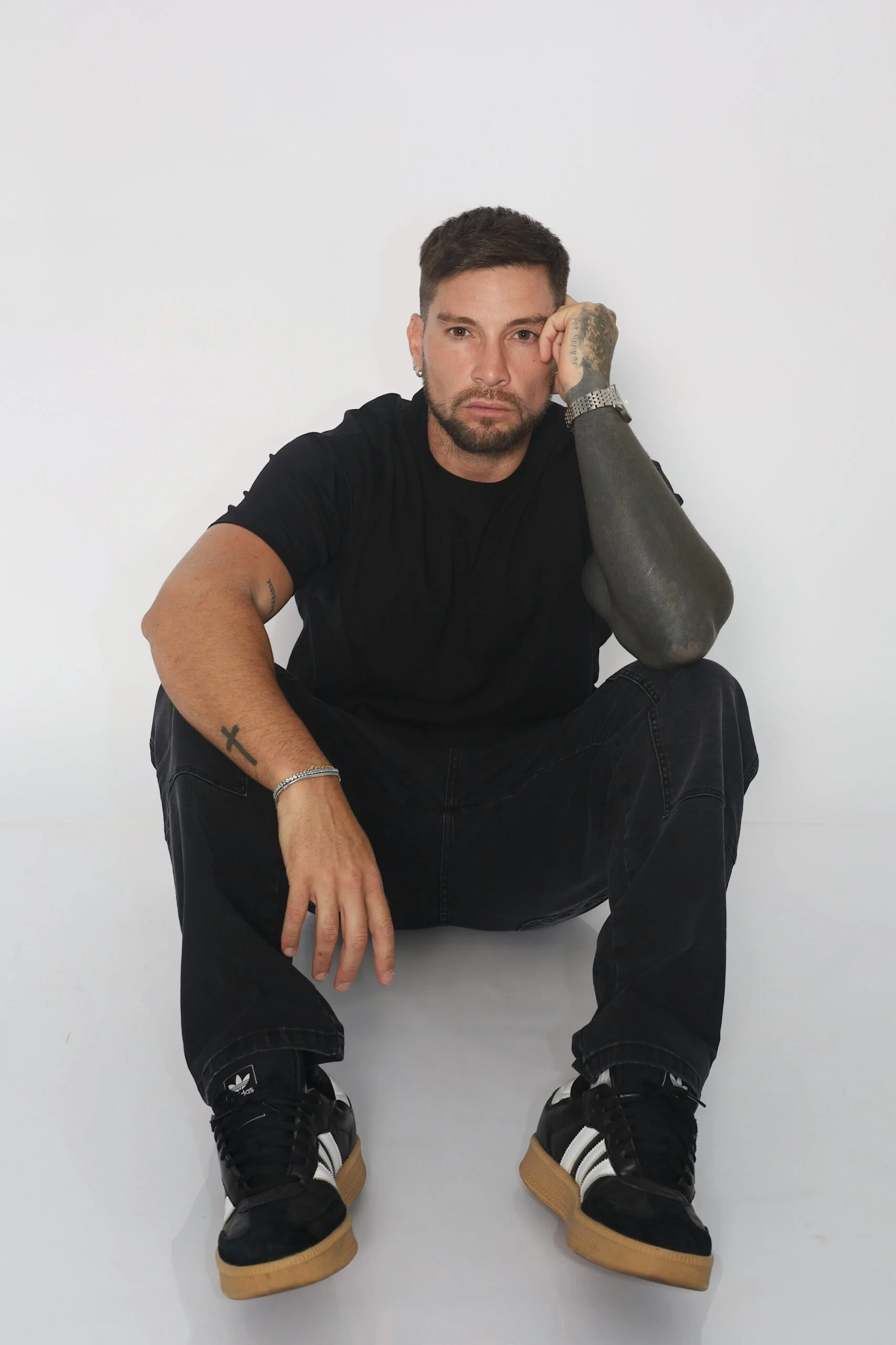 Jeans Men Oversize Black - Vista 4