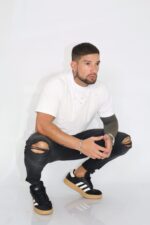 Jeans Men Black Destroyed - Imagen 5