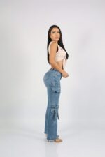 Jeans Cargo Roma Blue Intermedio - Imagen 4
