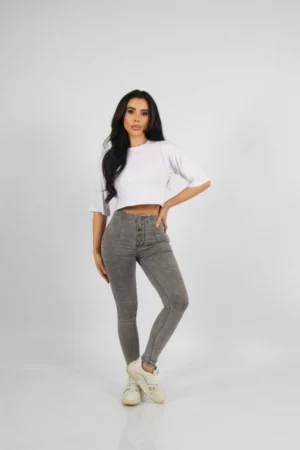 Jeans 5/B Lipo Shapper Gris Gravillado - Vista 1