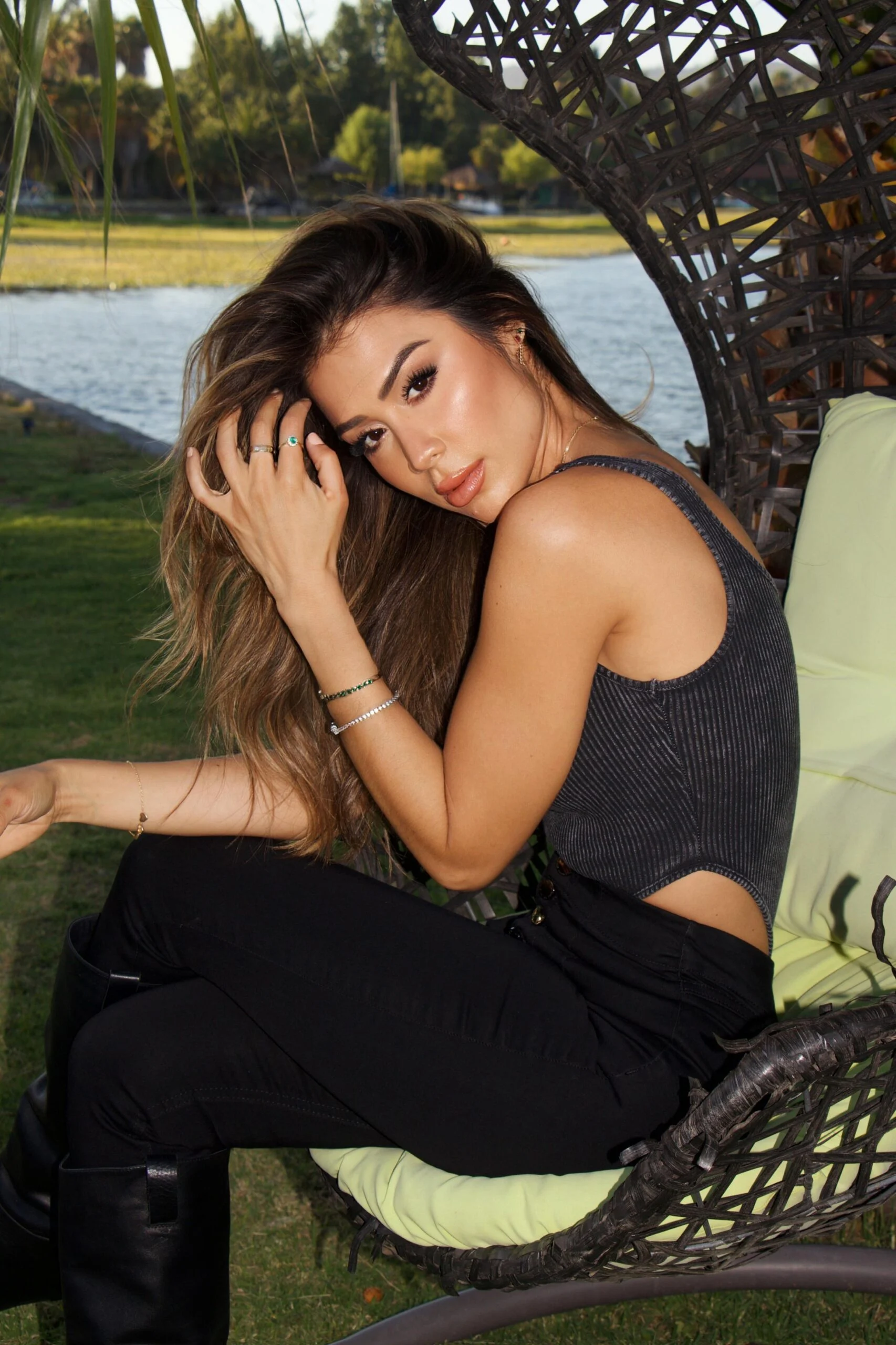 Jeans 5/B Lipo Shapper Black - Vista 5