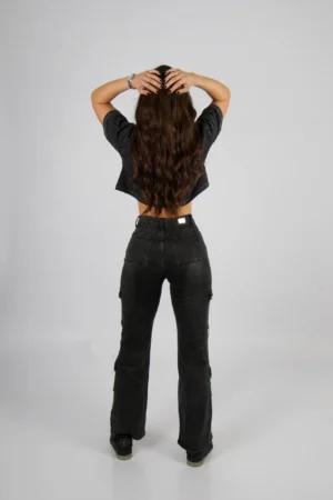 Jeans Cargo Paris Dark desgastado - Vista 5