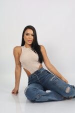 Jeans Cargo Paris Blue Destroyed - Imagen 5