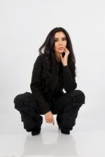 Jeans Cargo Multipocket Santorini black - Imagen 5