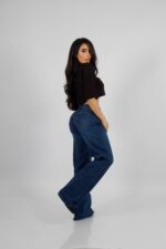 Jeans Wide Leg Blue Intermedio