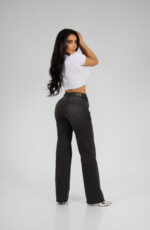 Jeans Wide Leg Black