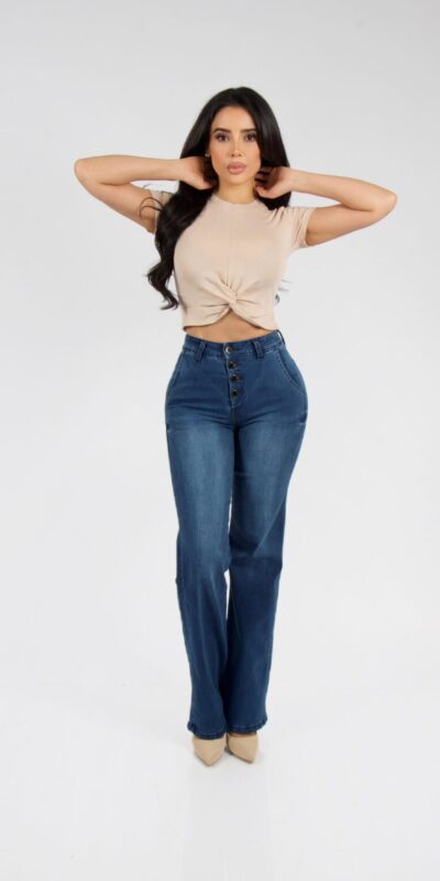 Jeans Wide Leg Blue intermedio