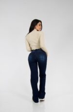 Jeans Wide Leg Blue intense
