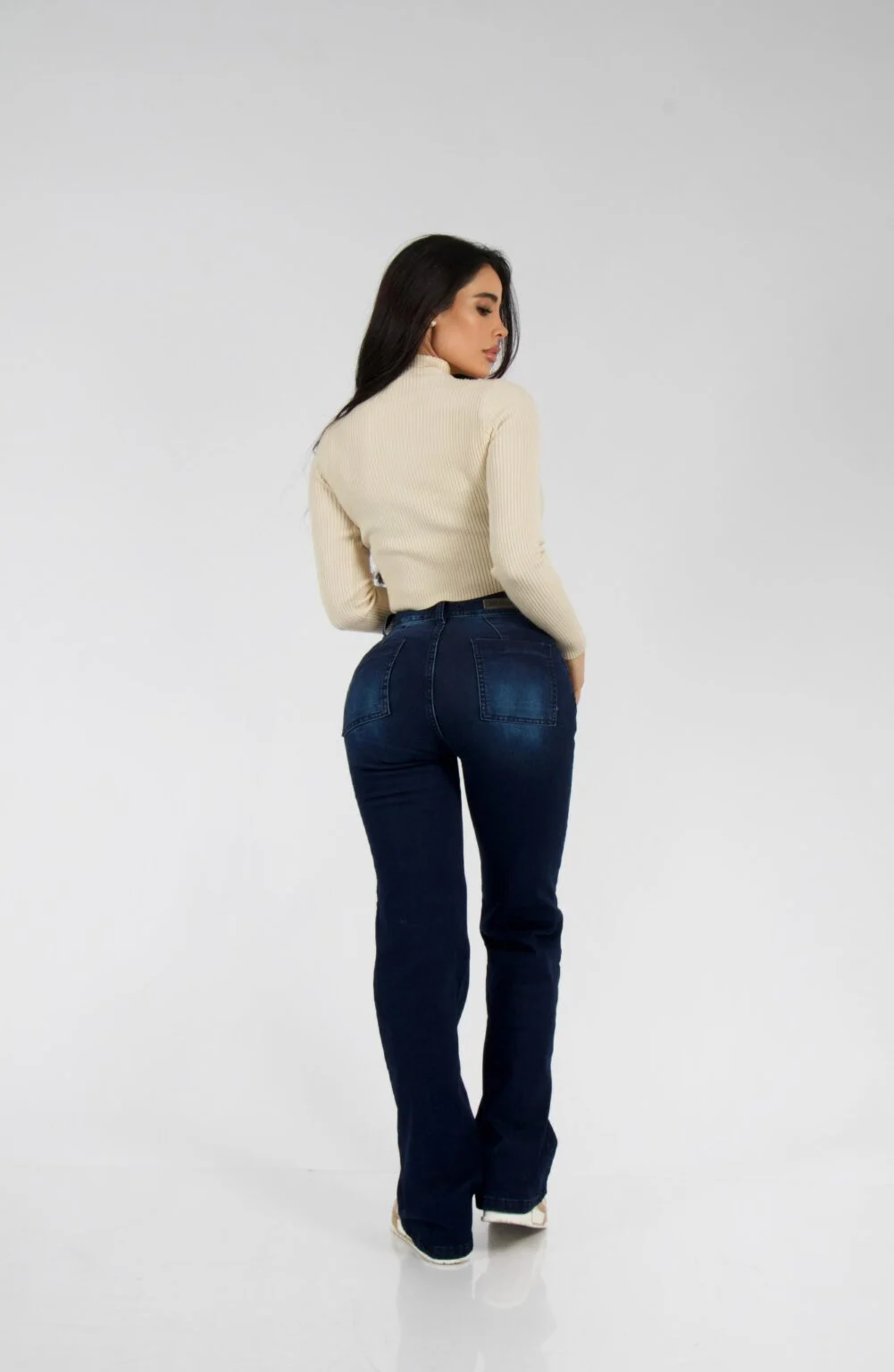 Jeans Wide Leg Blue intense