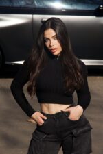 Jeans Cargo Multipocket Luxury Black desgastado - Imagen 8