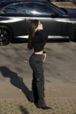 Jeans Cargo Multipocket Luxury Black desgastado - Imagen 9