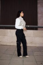 Jeans Cargo Multipocket Luxury black - Imagen 4