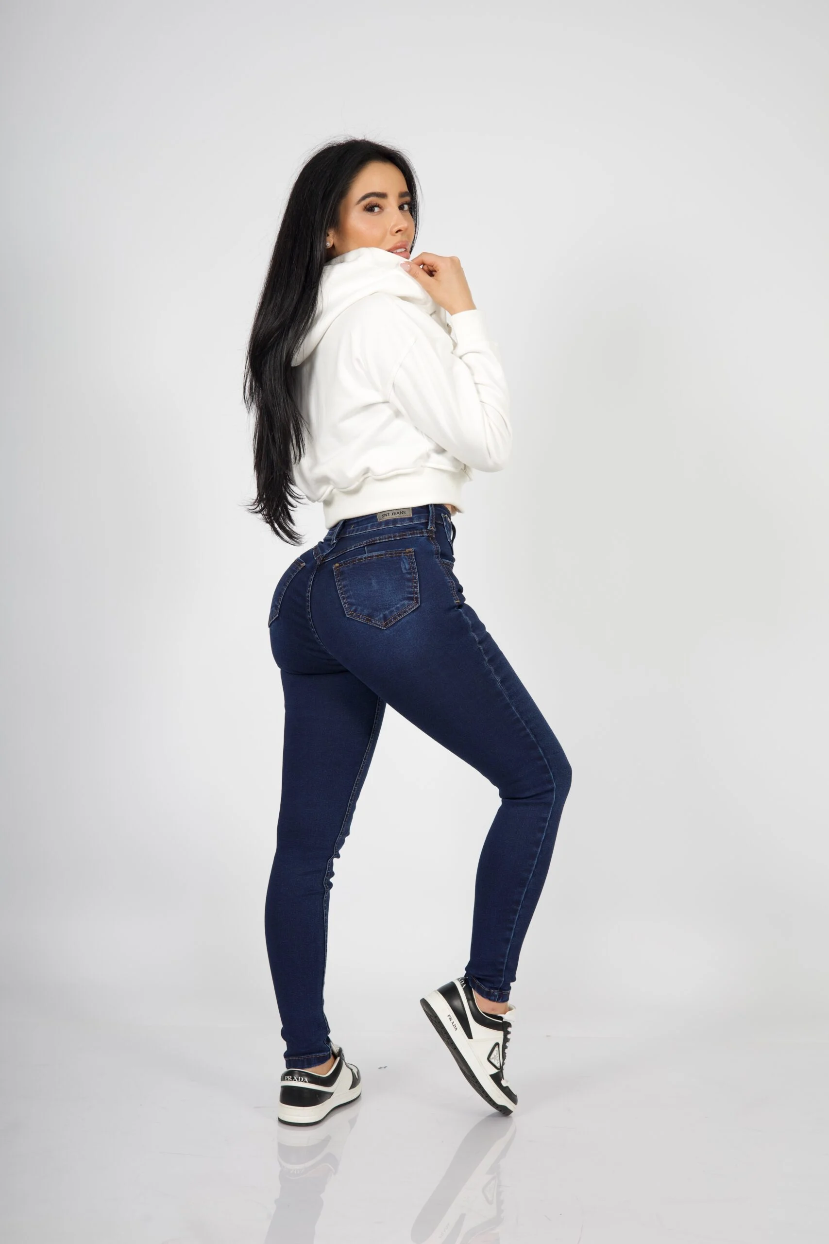 Jeans Cargo Multipocket Luxury black