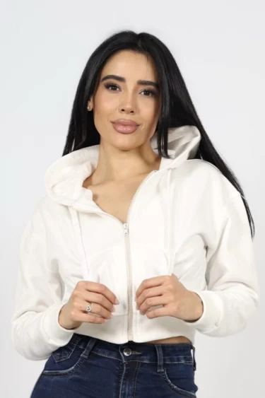 Polerón Capucha Woman Zipper