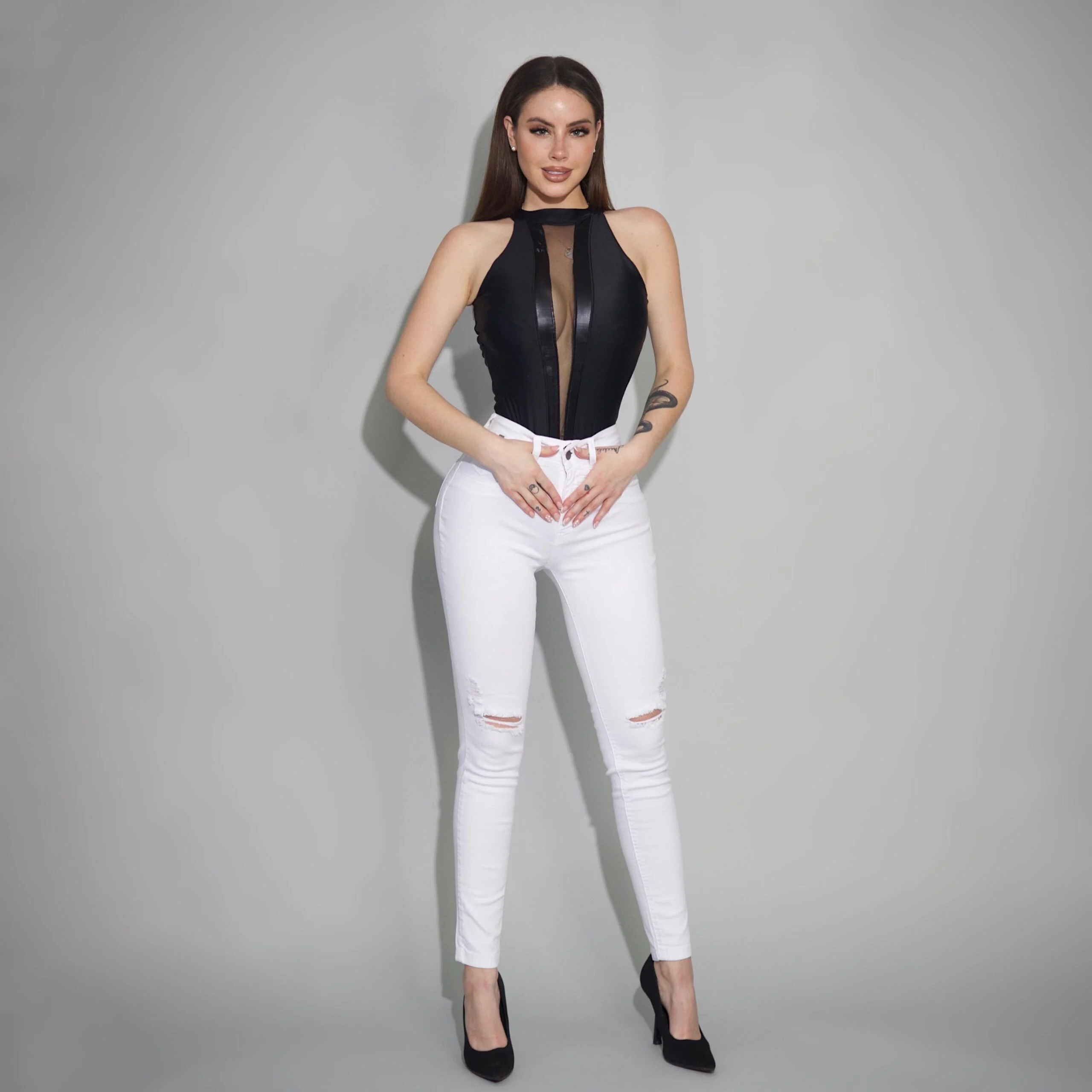 Jeans Woman White