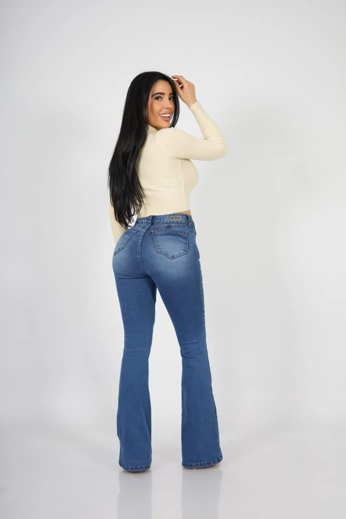 Jeans flare four button Alemania - Vista 4